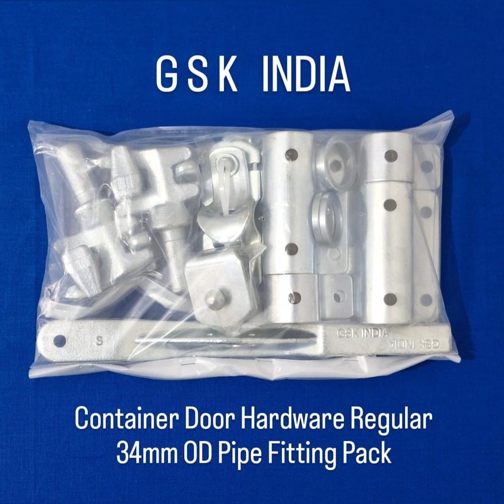 Container Lock Pipe Fitting - Color: Silver
