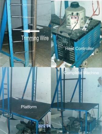 Thermocol cutting machine