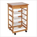 Wooden Kitchen Trolleys