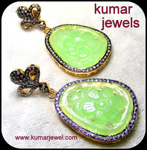 real stone earrings