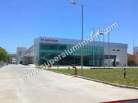 Unitized Curtain Wall System - Aluminum, Variable Dimensions | High Strength, Durable, Stylish Design, Weather Resistant, Energy Efficient, 10-year Warranty