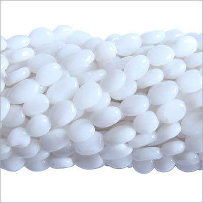 White Agate Oval