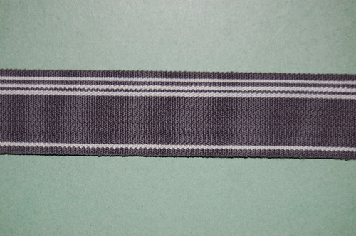 32 mm Heavy Elastic with Maroon White Lining