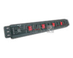 4 Outlet Universal Power Strip (3 Sockets - 5 Amps + 1 Socket - 15 Amps)