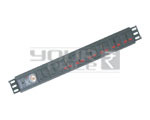 6 Outlet Universal Spike Protector with Rack Mounting 5 Amps (Metal Body)