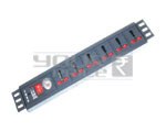 6 Socket Universal Spike PDU - 15 Amperes