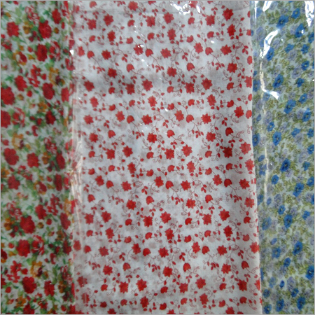 Printed Foil Design Fabric