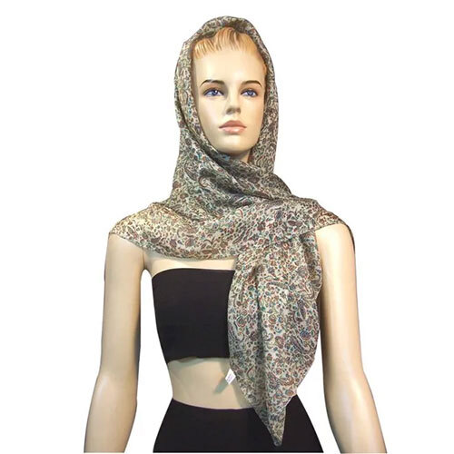 Silk Printed Square Scarves