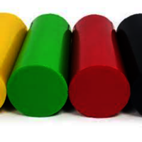 Polyurethane Rods - Custom Formulated Compounds, Available In Custom Sizes And Lengths, Standard Red Color