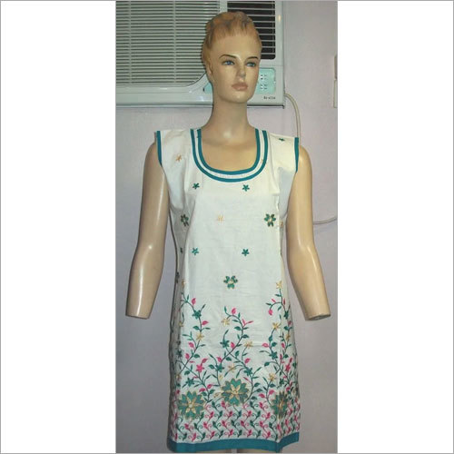Cotton Embroidered Kurtis By SAM INC.