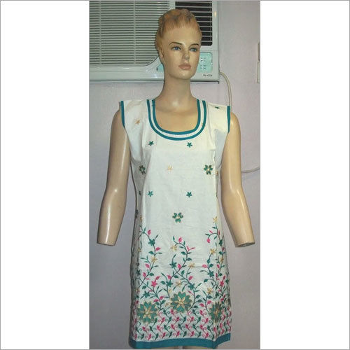 Cotton Embroidered Kurtis