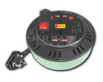 2 OUTLET UNIVERSAL EXTENSION BOX - 15 AMPS. + 5 AMPS. WITH CHILD SAFTY SHUTTER NON FLAMABLE 3 MTRS.