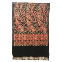 Cashmere Embroidered Shawls - Color: White