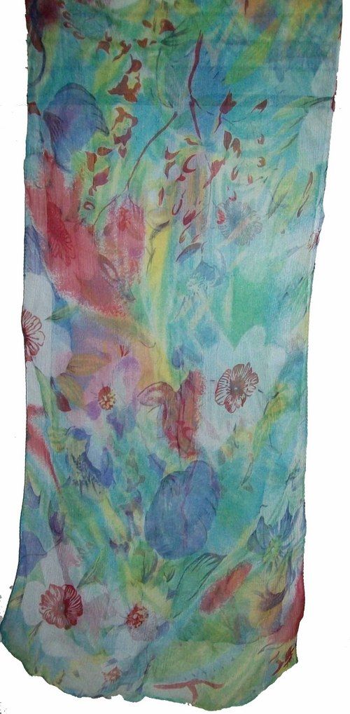 Chiffon Printed  Stoles