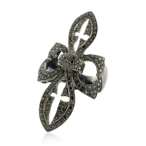 Wedding Cross Knuckle Sterling Silver Ring