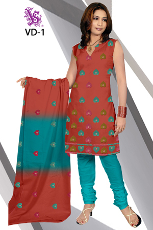 Unstiched Salwar Suits pieces 