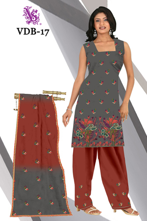 party wear suits with heavy dupatta
