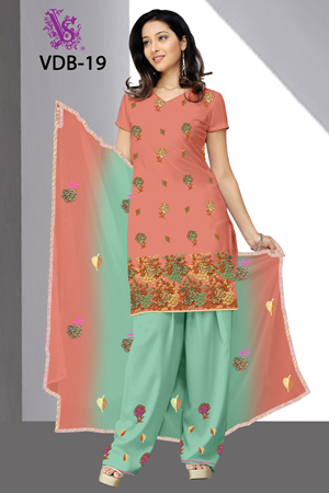 Heavy Suits with work Salwar & Dupatta