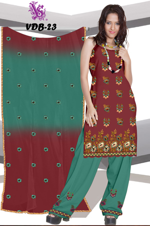 Heavy Suits with work Salwar & Dupatta
