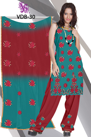 Salwar-Dupatta Work Heavy Suits