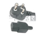 3 PIN Power Cord (15 Amps) 40/38" SWG - 1.8 Meter