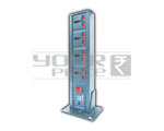 3 Socket Universal Spike Suppressor Floor Mounting - 15 Amperes