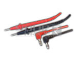 Test Prod BTR-300 Right Angle Molded Beryllium Copper 50-100mm Red | IEC 61010 Banana Plug Secure Testing High Density