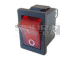 Power Rocker Switch with illuminated DPST