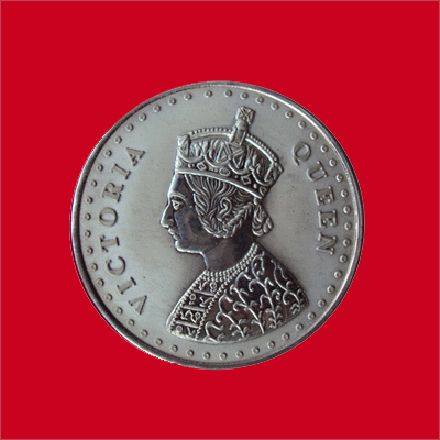 Engraved Silver Coin