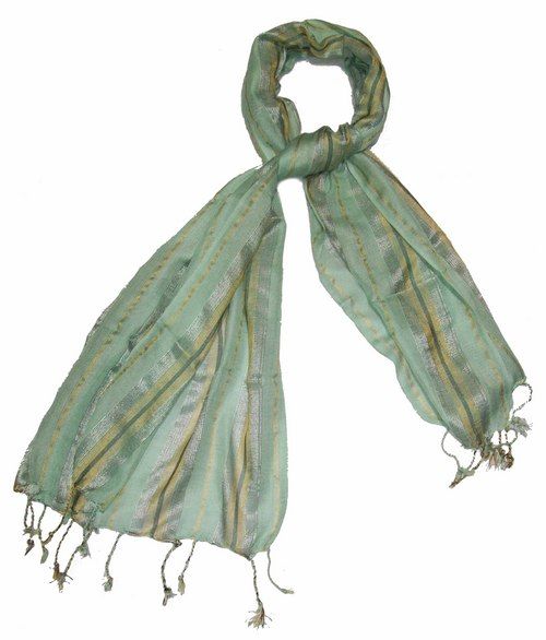 Green Fancy Viscose Scarves