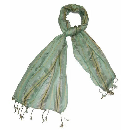 Green Fancy Viscose Scarves