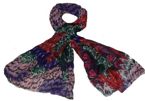 Multi Color Cotton Printed Stole