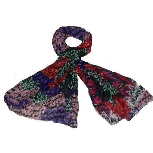 Multi Color Cotton Printed Stole