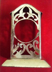 silver photo stand