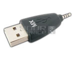 4 Pole EP Stereo Male 2.5 mm to USB A Male Connector