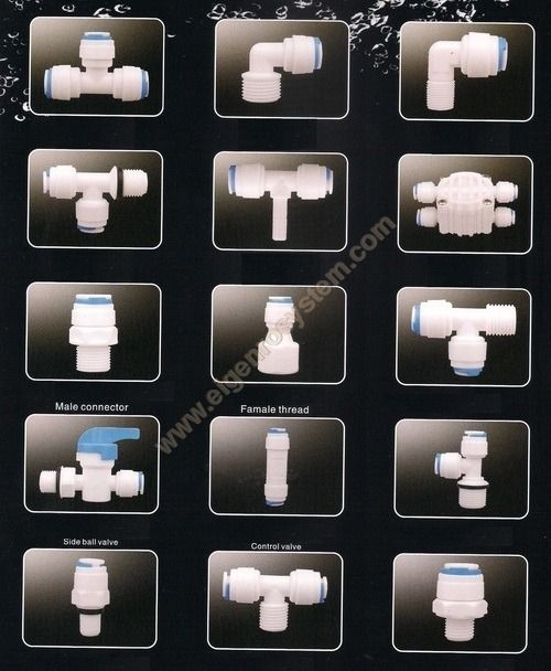 Ro Fittings (Elbow And Tee) Dimension (L*W*H): 1/2-3/8 Inch (In)