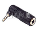 EP Stereo Plug 3.5mm TO P-38 Stereo Socket Connector Right Angle