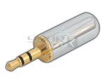 EP Stereo Plug 3.5mm Chrome Plated for 5 & 6mm Cable