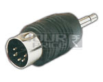 EP Plug 3.5 mm to 5 Pin Din Plug Connector