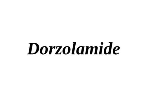 Dorzolamide