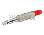 P-38 Mono Connector Full Metal (Copper Plated) - Copper Plated, Silver Plating, <50mΩ Contact Resistance | Reliable Connection, Cable Protection, Durable Design
