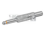 P-38 Mono Plug Connector Full Metal with Spring (Copper Plated)