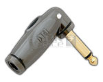 TS / P-38 Mono Connector Right Angle with Circuit Breaker On-Off Switch with CRYSTAL for 6mm Cable
