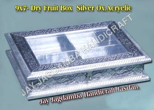 HANDICRAFT ANTIQUE DRY FRUIT BOX ACYRELIC