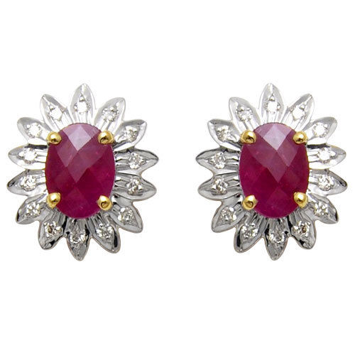 Gemstone Jewellery, Ruby Earring Jewellery, Color Stone Jewelry Gender: Women'S