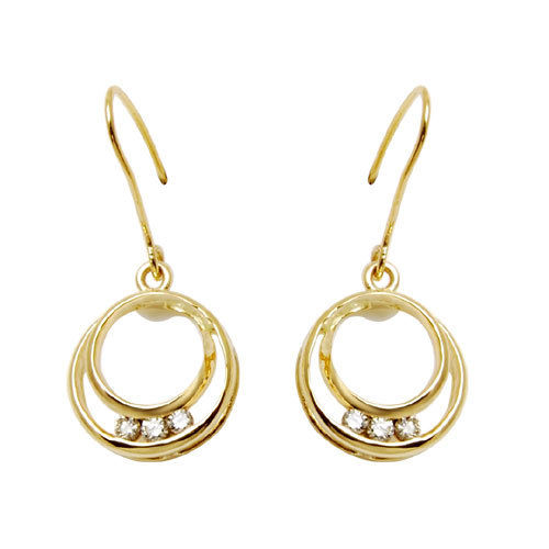 hoops earrings jewellery in gold, yellow gold jewellery, 18k jewellery designs online