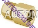 brass compression female conector