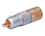 RCA Connector Gold Plated Suitable for 10mm Cable to Press & Lock