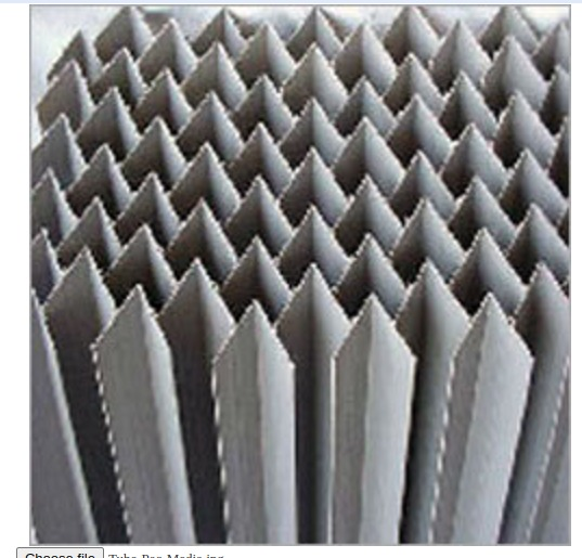 Tube Pac Media - PVC Material, 750/1000mm Size | 1 Year Warranty, Ideal for STP & ETP Equipment