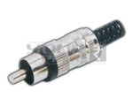 RCA Connector Metal (Copper Plated)